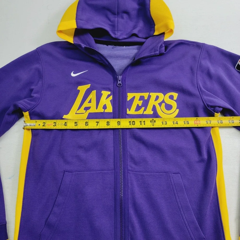 Los Angeles Lakers Showtime Womens Nike Dri-FIT NBA Full-Zip Hoodie Sz M Defect‎
